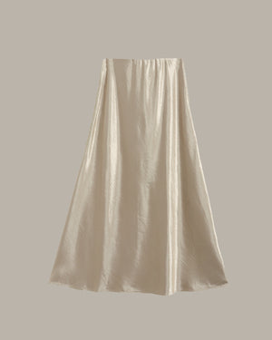 Satin Midi Skirt