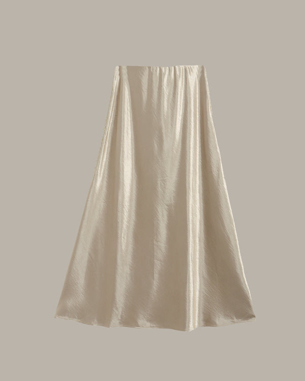 Satin Midi Skirt