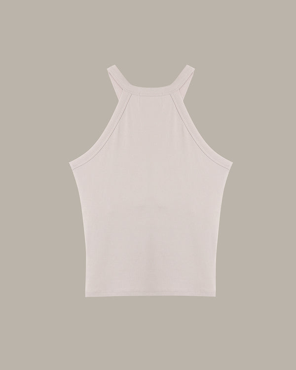 light pink tank top on a beige background
