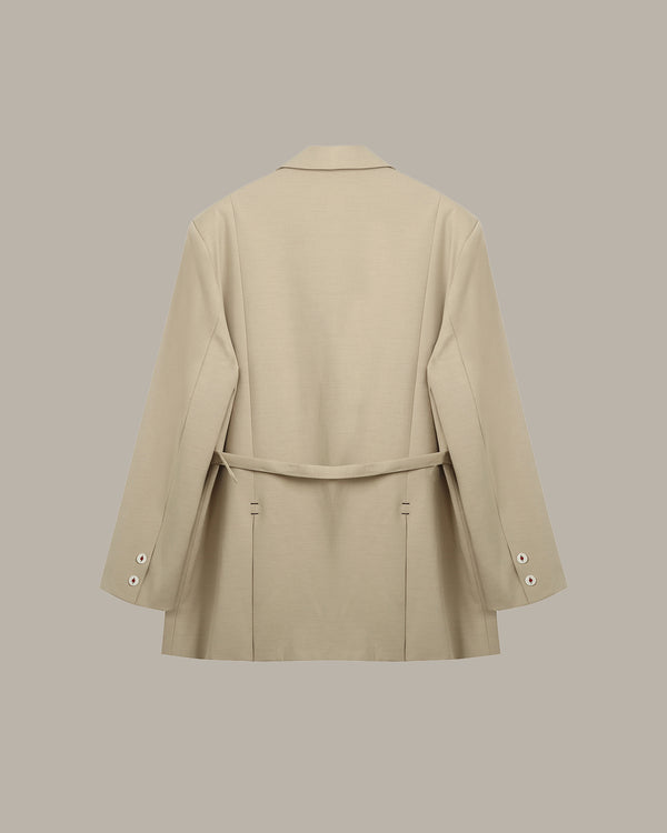 Oversized Belted Blazer