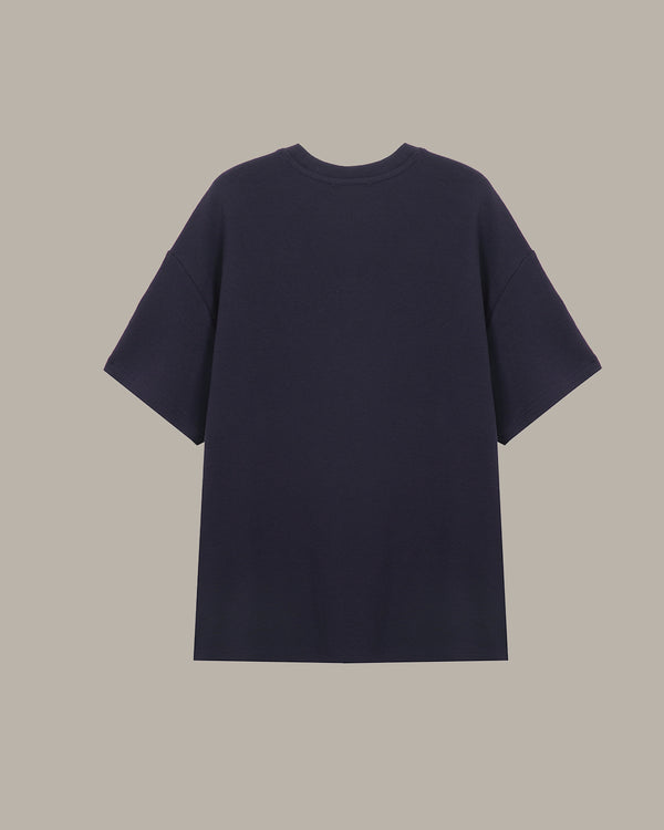 Heart-Embroidered Everyday Tee