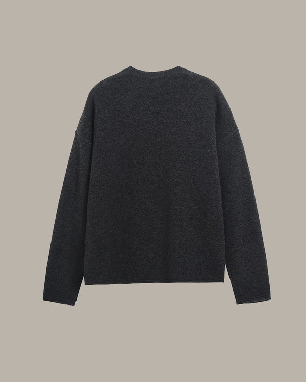 Heart Patch Wool Jumper