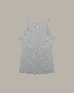 Gray tank top on a beige background