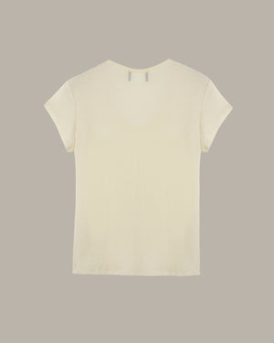 Heart Embroidery Wool T-Shirt