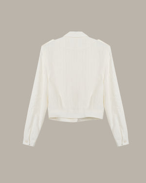 Belted Utility Crop Jacket