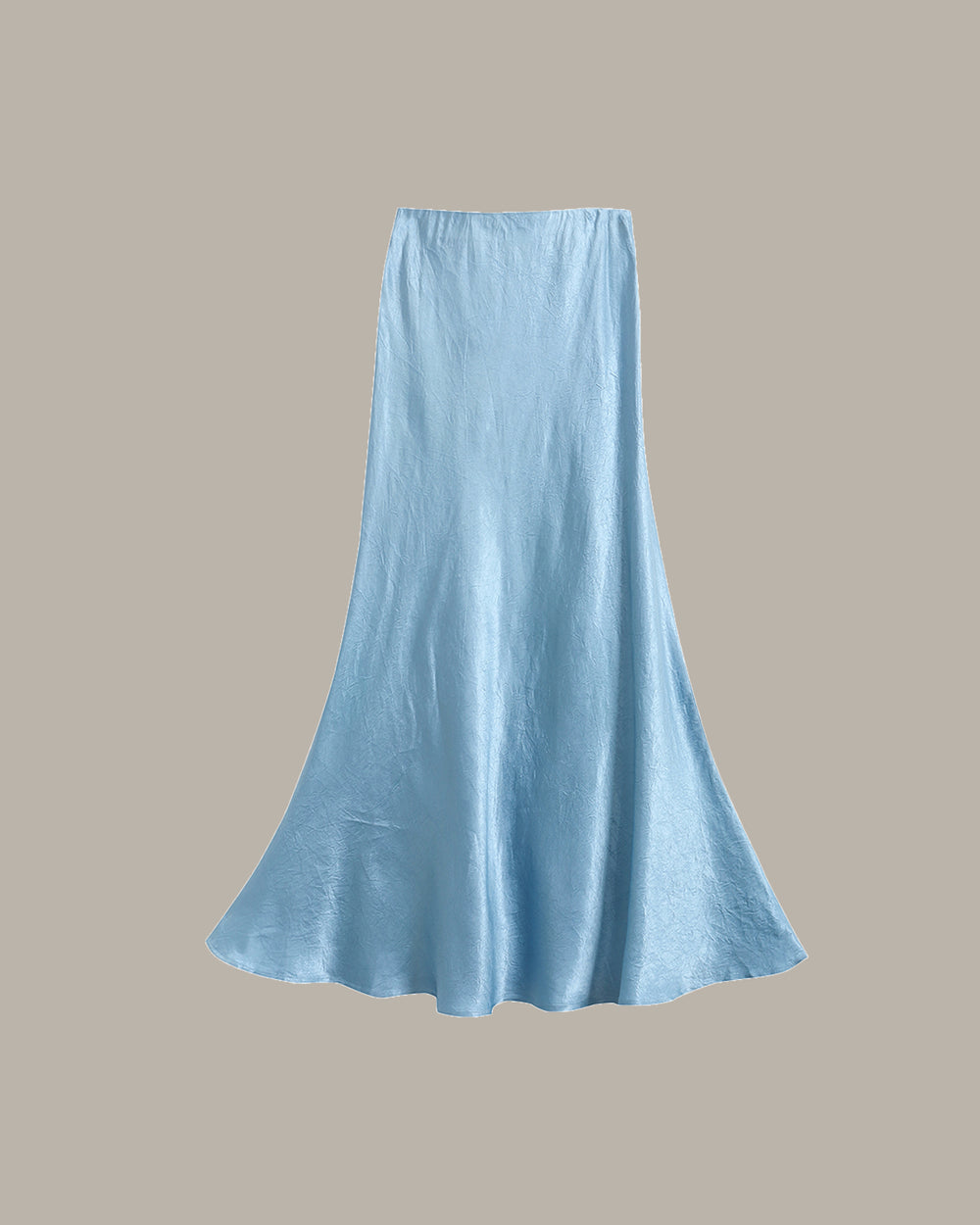 Summer Satin Midi Skirt