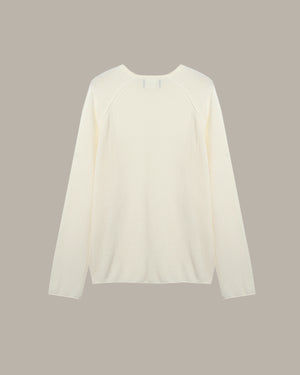 裝飾縫線插肩毛衣