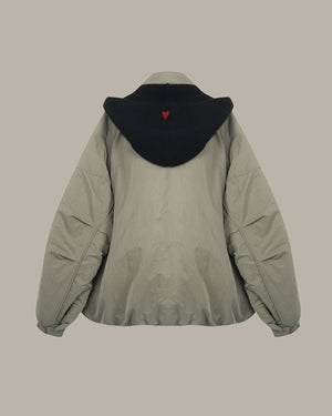 Detachable Knitted Hood Down Jacket