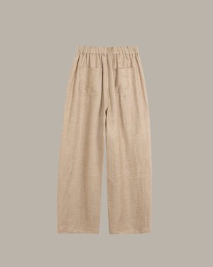 Beige pants on a beige background