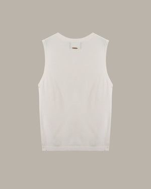 V-Neck Knit Tank Top