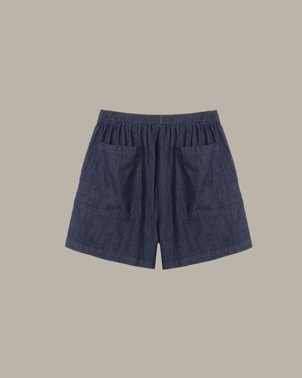[E] Elastic-Waist Shorts