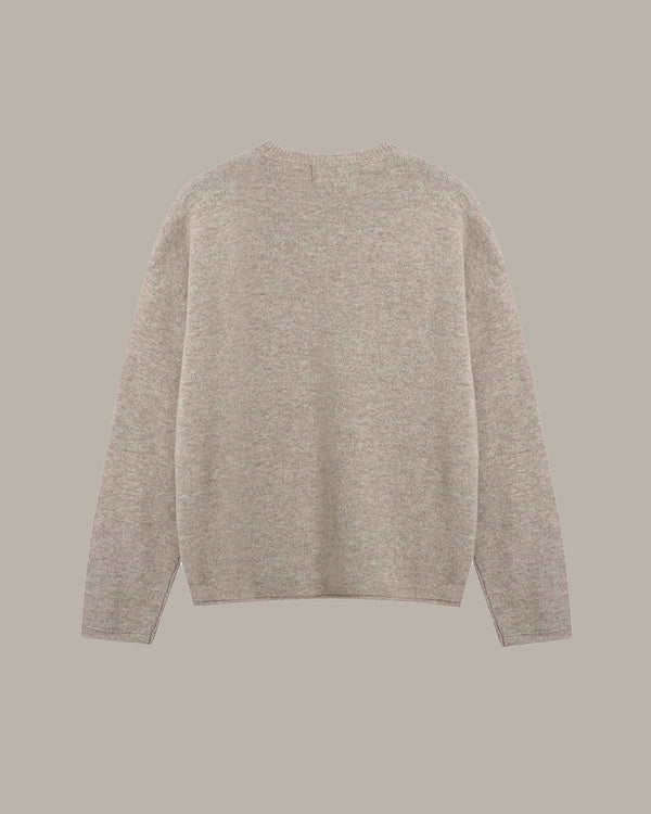 Heart Patch Wool Jumper