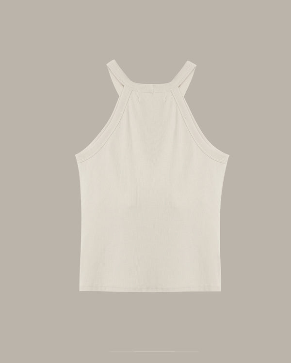 off White tank top on a beige background