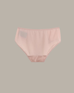 Pink underwear on a beige background