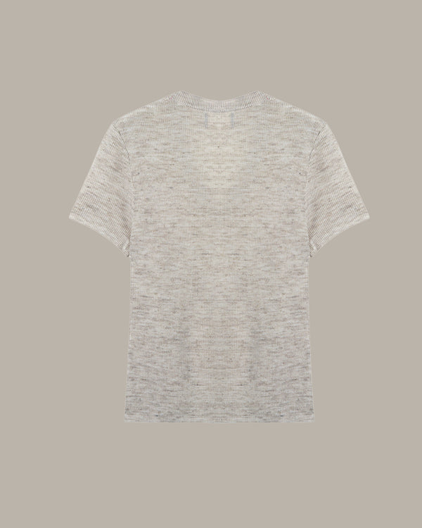 裝飾領口針織上衣