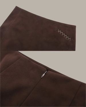 Suede Skirt