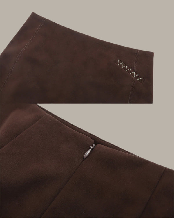 Suede Skirt