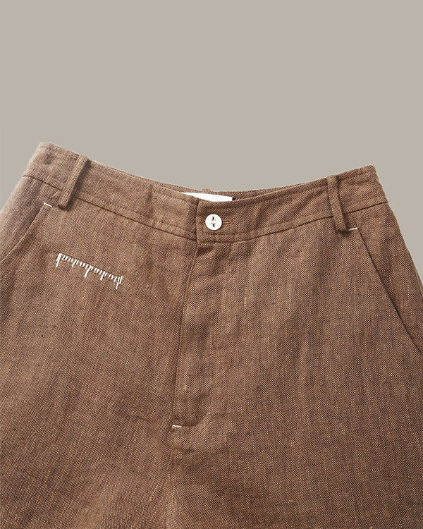 Stitch Details Linen Short
