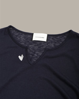 V Neck Long Sleeve Top