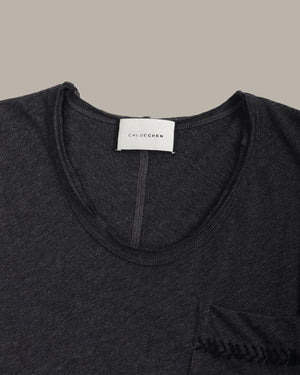 Chest Pocket Crewneck T-shirt