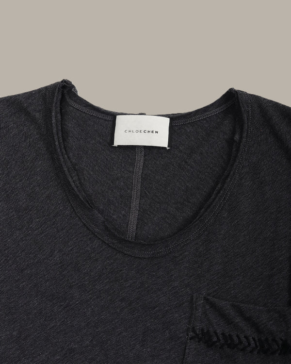 Chest Pocket Crewneck T-shirt