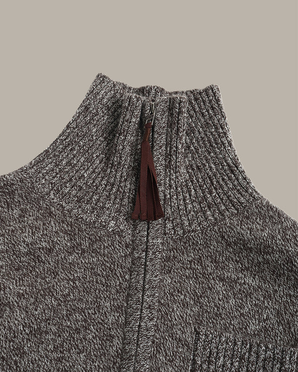 100% Wool Zip Top Jumper