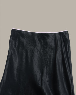 Summer Satin Midi Skirt