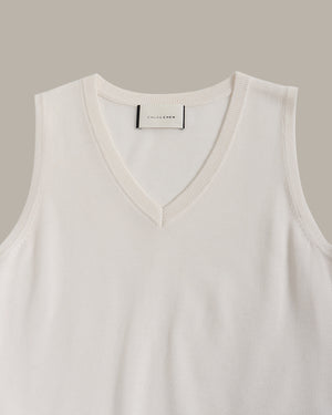V-Neck Knit Tank Top