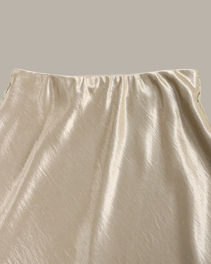 Satin Midi Skirt