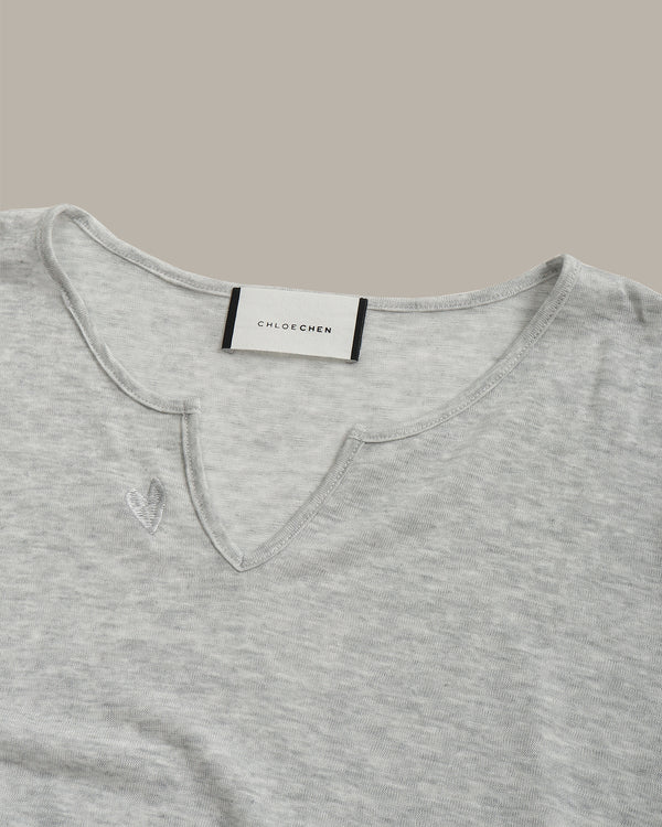 V Neck Long Sleeve Top
