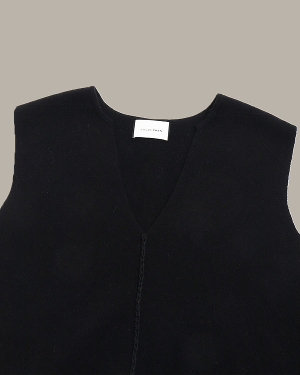 羊绒V领背心