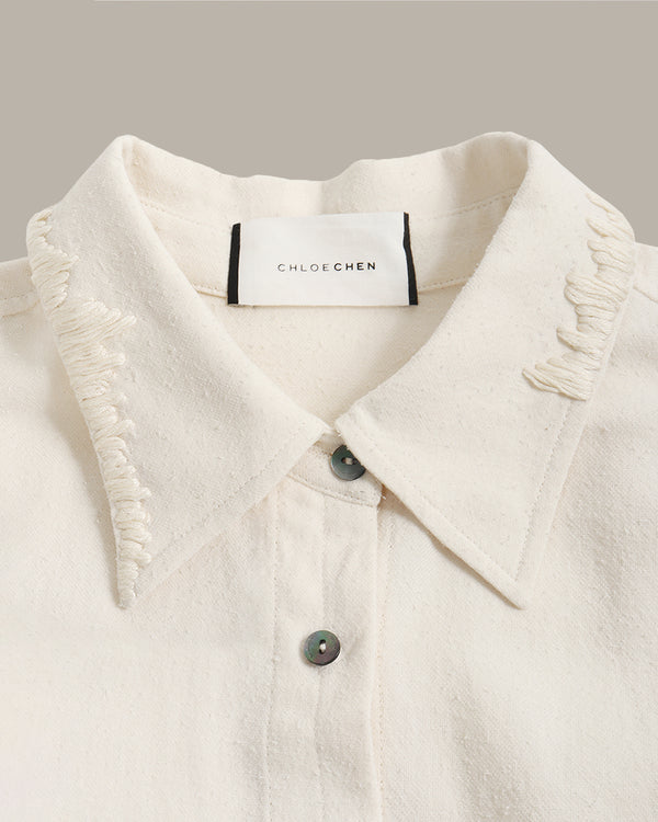 Stitch Detail Collar Shirt