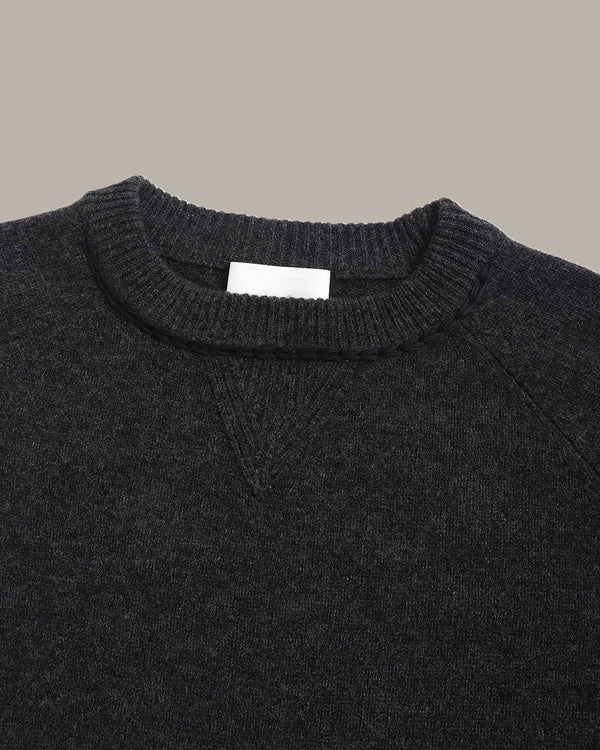 Wool Pullover Knit Top