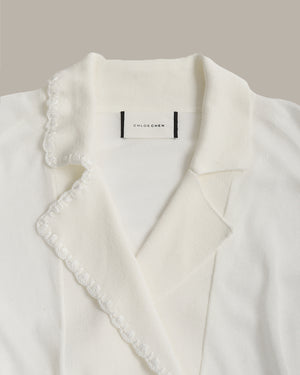 Stitch Detail Blazer Cardigan