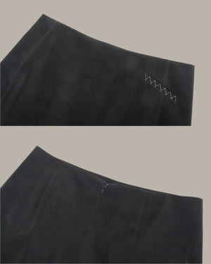 Suede Skirt