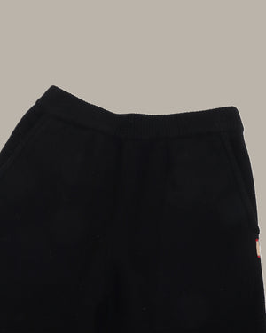 羊毛阔腿针织裤