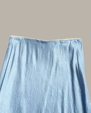 Summer Satin Midi Skirt