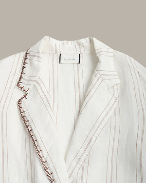 Striped Blazer