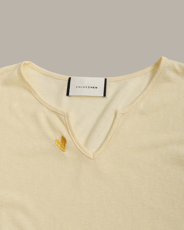 V Neck Long Sleeve Top