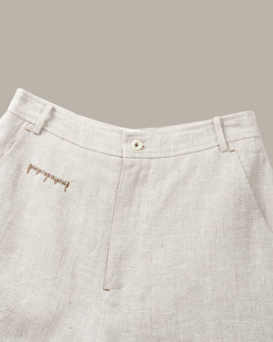 Stitch Details Linen Short