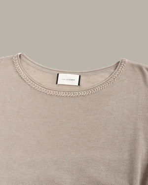 Braided Neckline Top
