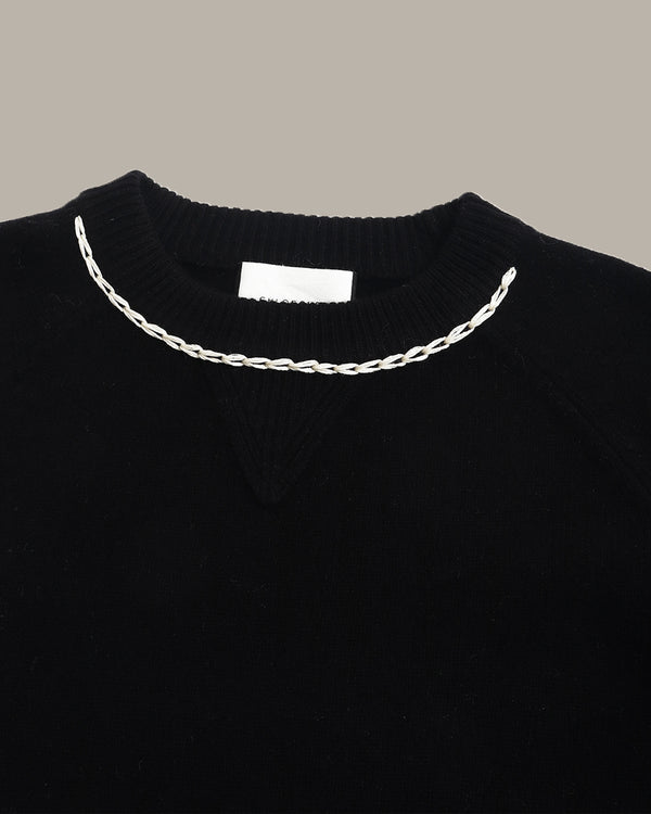 Wool Pullover Knit Top