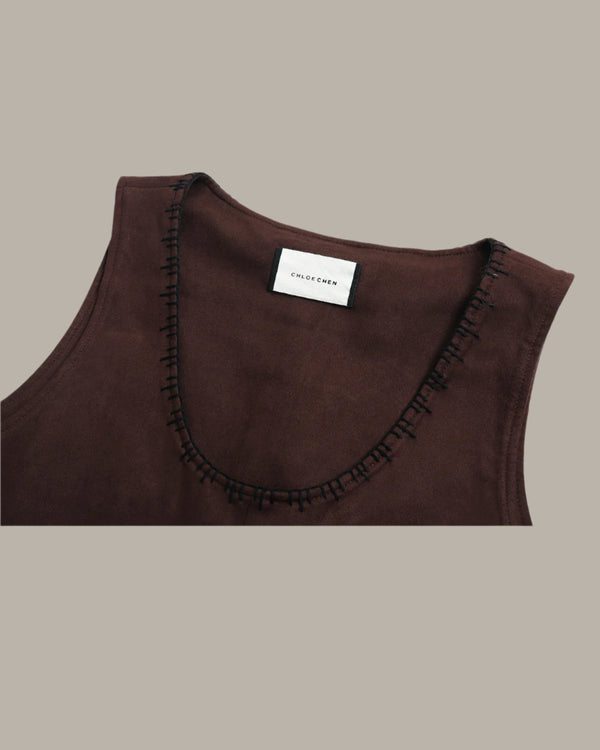 Suede Tank Top