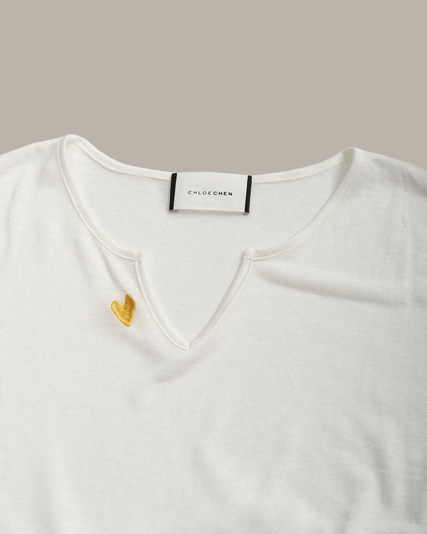 V Neck Long Sleeve Top