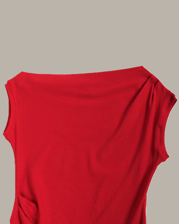 Cut Out Hem Off shoulder top