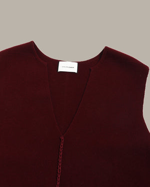 羊绒V领背心
