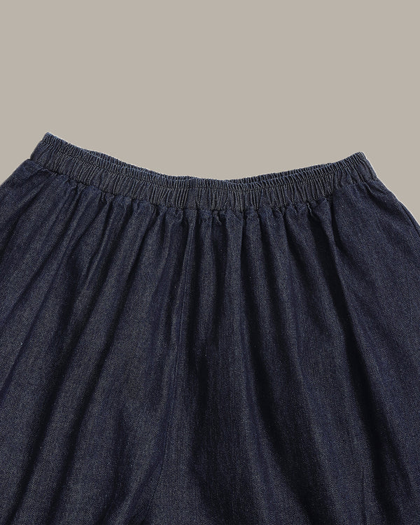 [E] Elastic-Waist Shorts