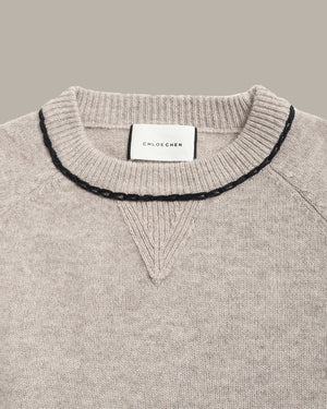 Wool Pullover Knit Top