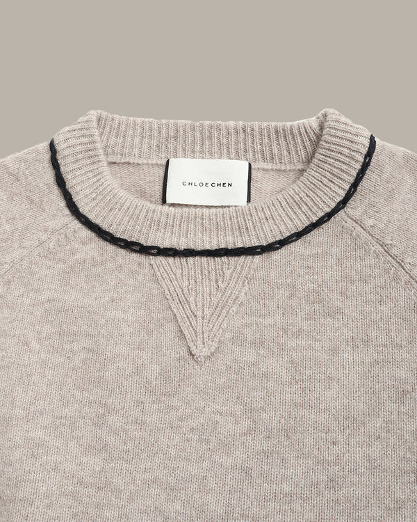 Wool Pullover Knit Top