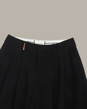 High Waisted Wide Leg Tailored Trousers